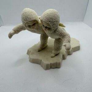 Department 56 Snowbabies Figurine | Winter Angels on Ice